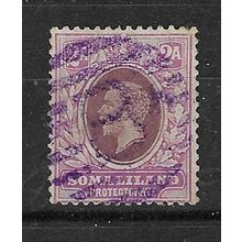 SOMALILAND 1921 GV WMK MULTI SCRIPT CA 2A USED SG75