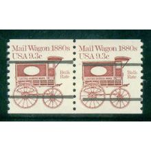 1903a 9.3c Mail Wagon Very Fine MNH Dry Gum Gap Pair PreCnx W0168