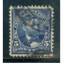 Used 281 5c Ulysses S. Grant Fine M04787