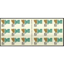 2531Ae 29c Liberty Torch Very Fine MNH Pane/18 Liberty Torch On Back L00677 (2)