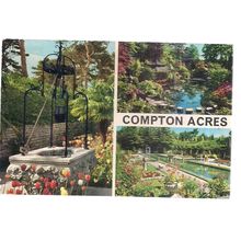 COMPTON ACRES Poole used postcard 1979 pm John Hinde 3BM89 multiview (a)