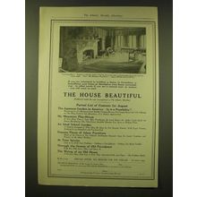 1918 The House Beautiful Magazine Ad