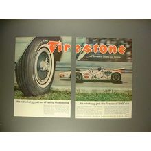 1966 Firestone 500 Tire Ad w/ Graham Hill