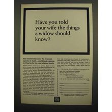 1966 New York Life Ad - Have You Told Your Wife