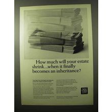 1966 New York Life Ad - How Much Will Estate Shrink