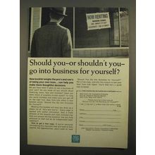 1966 New York Life Ad - Go Into Business for Yourself