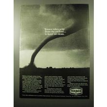 1969 Texaco Oil Ad - A Tip From The Cyclone