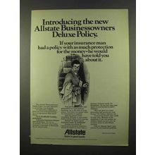 1975 Allstate Insurance Ad - Businessowners Deluxe