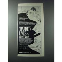 1981 Avon Charmed Lives Novel Ad - Micahel Korda