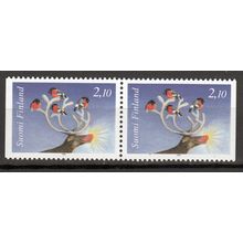 Finland mi 1274 di,dr Kerstmis 94 postfris paar