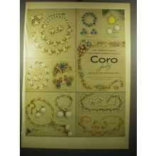 1955 Coro Jewelry Ad - The perfect touch for every spring fashion