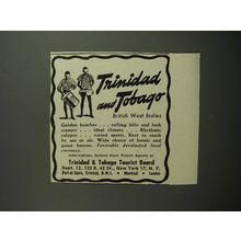 1952 Trinidad & Tobago Tourist Board Advertisement