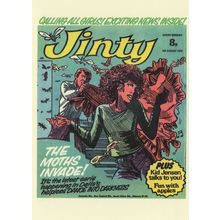 Kid Jensen Radio 1 DJ Talks Jinty 1970s Girls Comic Book Postcard