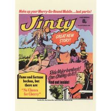 Ride A Winning Horse Schoolgirl 1970s Jinty Comic Book Postcard