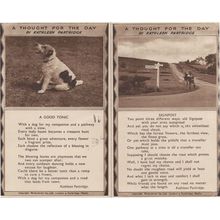 Pickering Yorkshire Signpost Hitchhiker WW2 Thought For The Day Postcard s