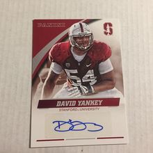 2015 Panini Stanford Team Collection David Yankey Auto Card #DY-STA