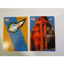 73. The Temple - Thunderbirds IR 1992 PRO SET Trade Card.