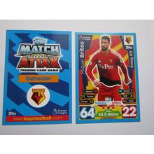 312. Miguel Britos - Watford - Match Attax 2017/18 Football Card EF1