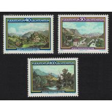 Liechtenstein Paintings by Mortiz Menzinger artist 3v 1982 MNH SG#801-803