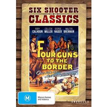 Four Guns to the Border DVD | Rory Calhoun Western | Region 4
