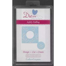 Crafter's Companion. Die'Sire. Softly Falling Die Set. Die Cutting Cardmaking