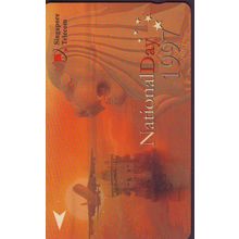 National Day 97 S'pore $5 Telephone Card (Used)