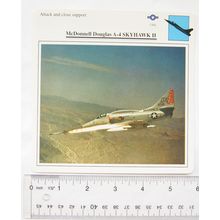 M.D. A-4 Skyhawk II - USA - Attack & Close Support - Collectors Club Card