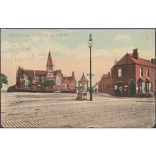 The Schools, Hollyhall, near Dudley, Worcestershire, 1906 - Valentine's Postcard