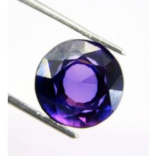 Natural 7.90 Ct Flawless Brazil Purple Amethyst Loose Round Cut Gemstone