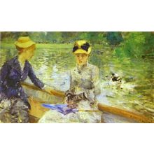Summer-Day-Berthe-Morisot Poster Canvas Movie Film Print A0 A1 A2 A3 A4 A5 A6 Ar