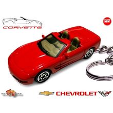RARE KEYCHAIN 1998~2005 RED CHEVY CORVETTE C5 CONVERTIBLE