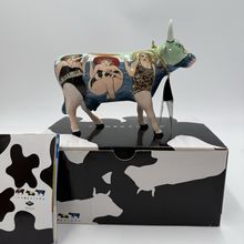 Cow Parade Westland Fun Seeker Cow Figurine By Janice Joplin Ceramic Giftware