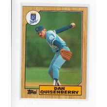 1987 Topps Dan Quisenberry baseball card #714 – Royals