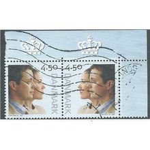 DEN 2004 4.50K ( SE~TE PAIR) 'ROYAL WEDDING ( EX MS)' FINE USED (EBID43-078)