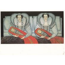 The Cholmondery Ladies Tate Gallery Painting Postcard