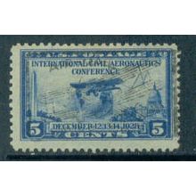 Used 650 5c Globe and Airplane Fine NA1424