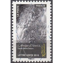 France 2014 Michel 5968 O Cote (????) ?.?? € Etienne Delauna Armure d'Henri II