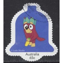 AUSTRALIA: 2024, MERRY CHRISTMAS BLUEY, USED SELF-ADHESIVE MY STAMP. 111