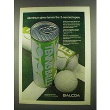 1972 Alcoa Aluminum Ad - Gives Tennis 3-Second Open