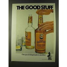 1973 Old Grand Dad Bourbon Ad - Good Stuff