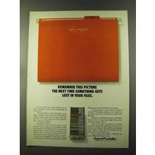 1973 Oxford Pendaflex Folders Ad - Remember This