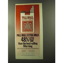 1973 Pall Mall Cigarettes Ad