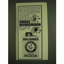 1966 Arm & Hammer Baking Soda Ad - Chases Refrigerodor