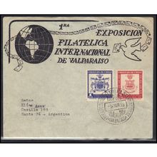 Cover Chile Stamps/2 (Cachet-Typed/A) Box0454