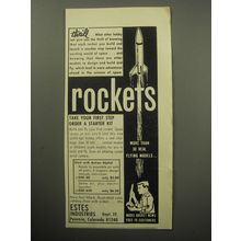 1967 Estes Model Rockets Ad - Thrill