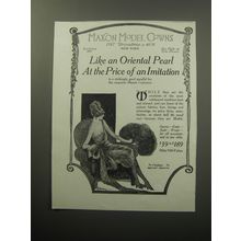 1920 Maxon Model Gowns Ad - Like an Oriental Pearl at the price of an imitation