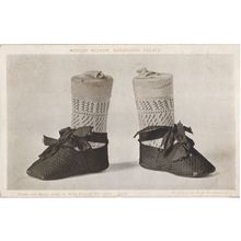 King Edward VII Boots Shoes Socks Royalty Antique Postcard