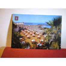 PLAYA DE LAS AMERICAS. Tenerife used postcard 1987 postmark =