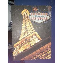 las vegas nevada postcard postally used