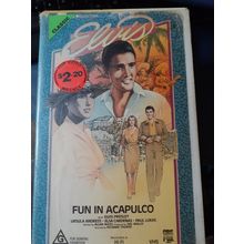 vhs video cassette elvis fun in acapulco